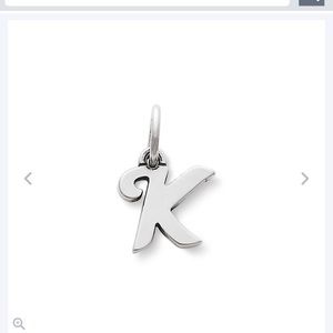 Brand new James Avery K charm